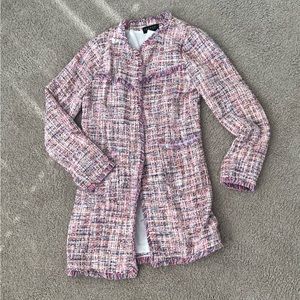 Pink, tweed jacket